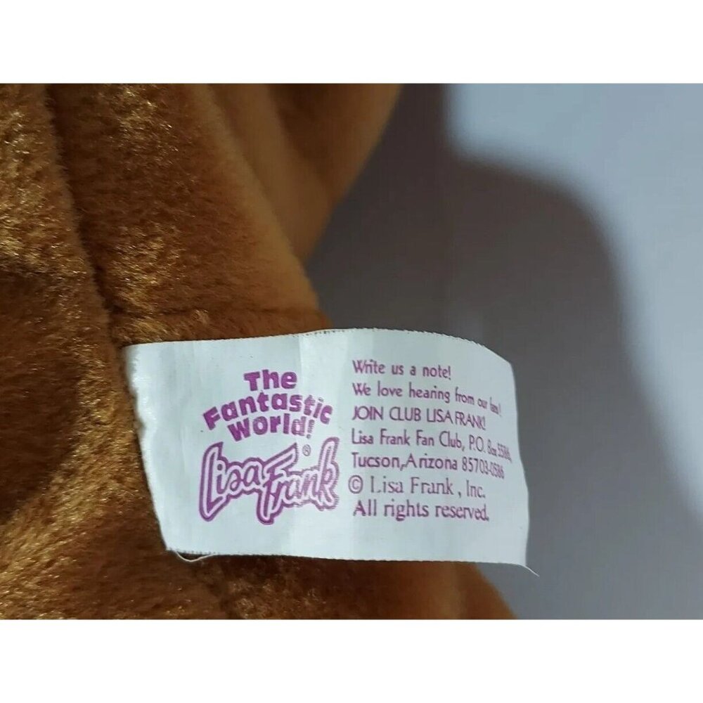 Lisa Frank Rainbow Chaser 22" Brown Horse Plush Vintage 1990's - Picture 7 of 13